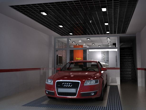 洗車場(chǎng)玻璃鋼格柵工程